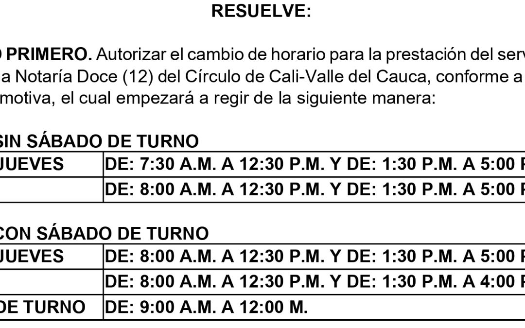 RESUELVE